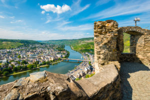 Landshut Castle near Bernkastel-Kues, view of Kues, one of the most beautiful Moselle castles, Moselle loop also worth seeing, Landshut Castle near Bernkastel-Kues, view of Kues, one of the most beautiful Moselle castles, Moselle loop also worth seeing,